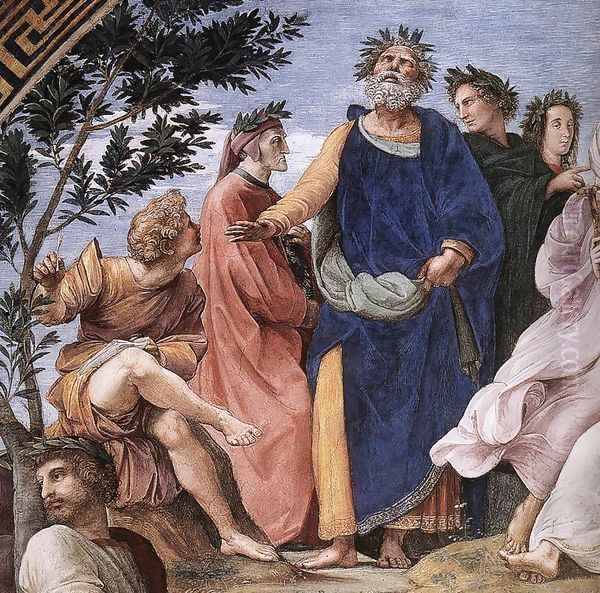 The Parnassus [detail: 2] Oil Painting by Raphael