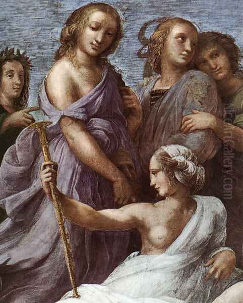 The Parnassus [detail: 1] Oil Painting by Raphael