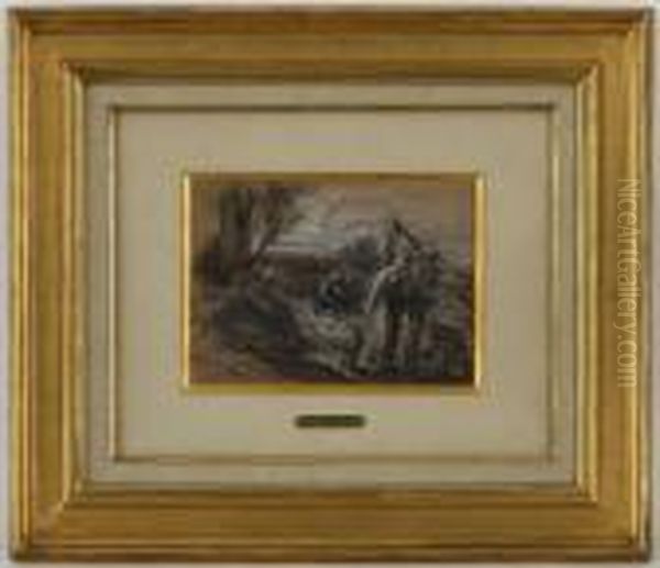 Aux Champs Oil Painting by Jean-Francois Millet