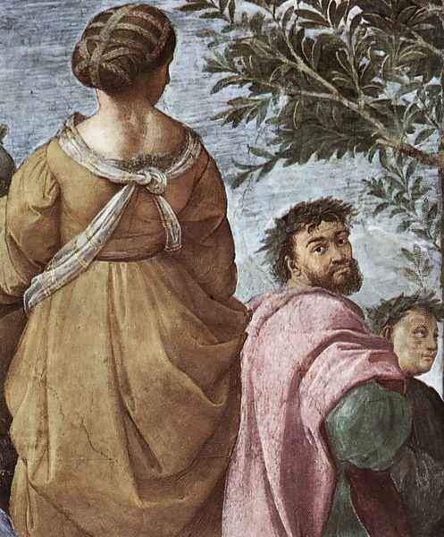 The Parnassus [detail: 6] Oil Painting by Raphael