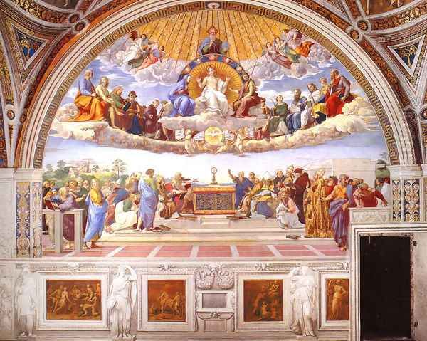 Stanze Vaticane Oil Painting by Raphael