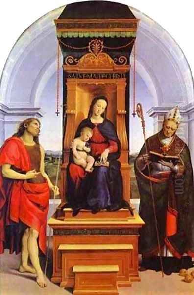 Ansidei Madonna 1505 Oil Painting by Raphael