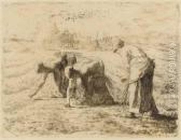 Les Glaneuses Oil Painting by Jean-Francois Millet