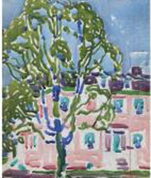 Pink Facade by David Brown Milne