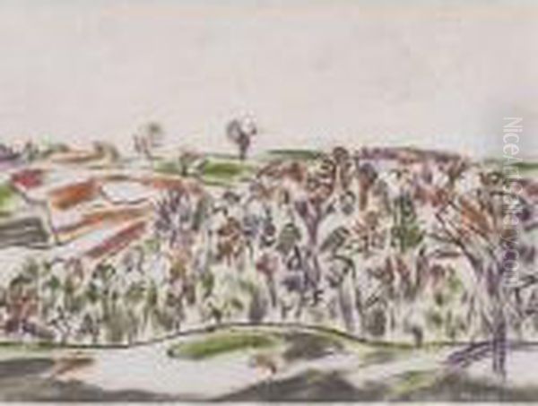 Wooded Valley by David Brown Milne