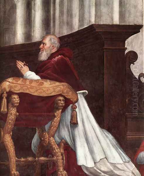 Stanze Vaticane 16 Oil Painting by Raphael