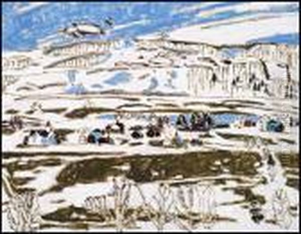 White Cloud, Boston Corners Oil Painting by David Brown Milne