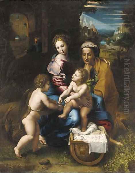 The Madonna della Perla Oil Painting by Raphael