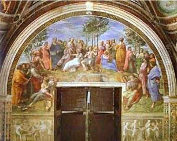 Parnasus 1509-1510 Oil Painting by Raphael