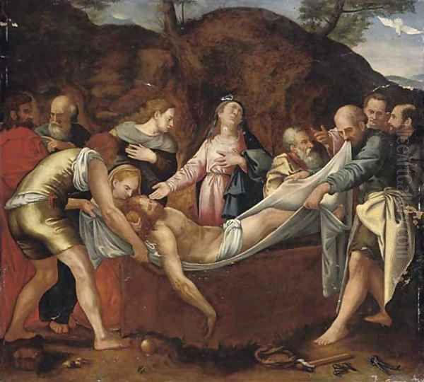 The Entombment 2 Oil Painting by Raphael