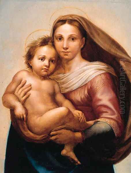 The Sistine Madonna Oil Painting by Raphael