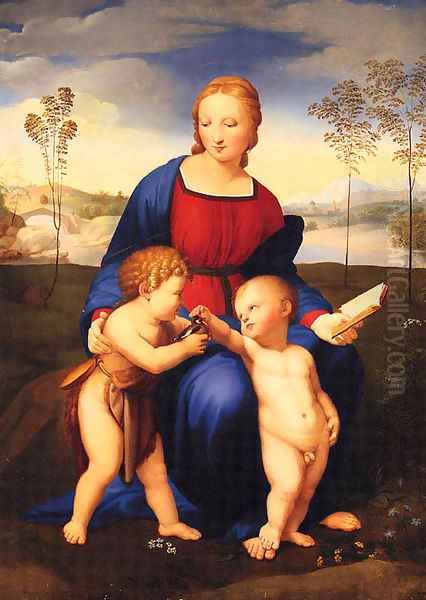 The Madonna Of The Bullfinch Oil Painting by Raphael