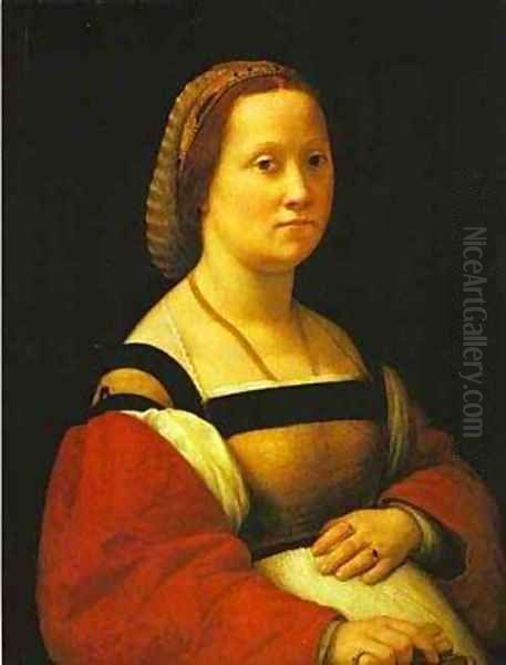 Portrait Of A Pregnant Woman 1506 Oil Painting by Raphael