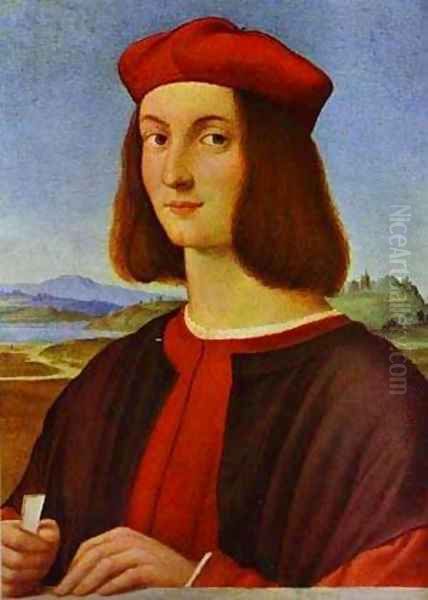 Portrait Of A Young Man Oil Painting by Raphael