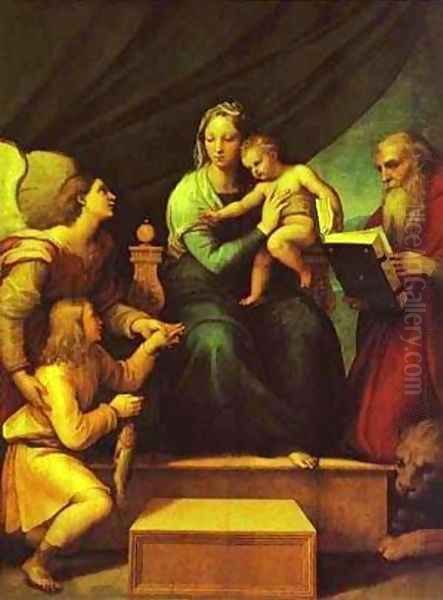 The Madonna Of The Fish 1513 Oil Painting by Raphael