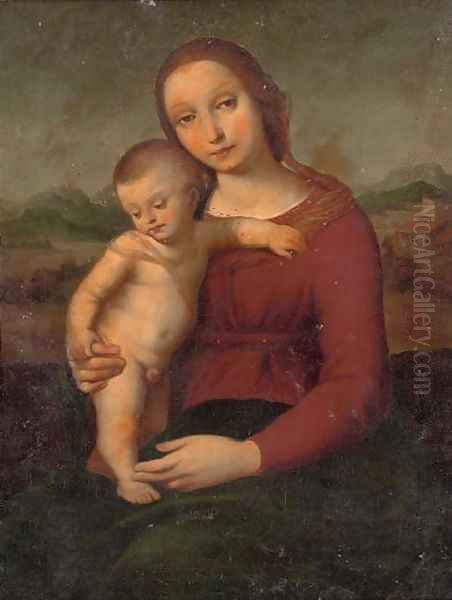 The Madonna and Child 2 Oil Painting by Raphael