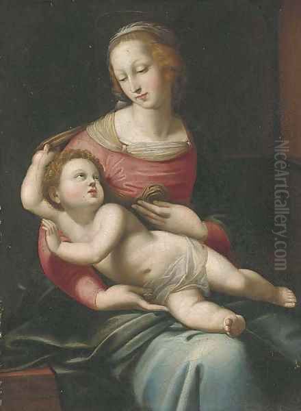 The Madonna and Child 3 Oil Painting by Raphael