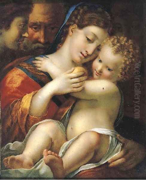 The Madonna and Child 4 Oil Painting by Raphael