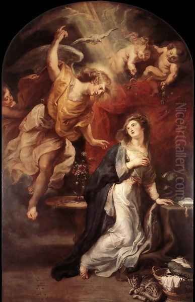 Annunciation Oil Painting by Peter Paul Rubens