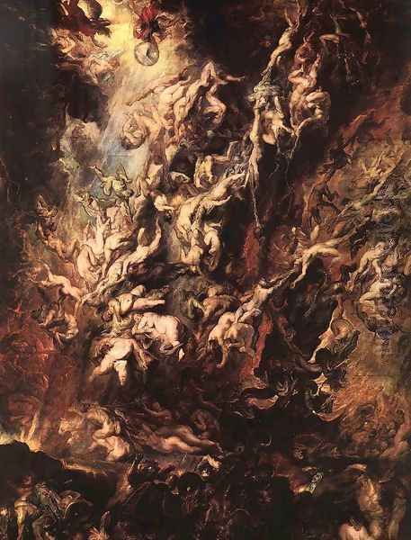 Fall Of The Rebel Angels Oil Painting by Peter Paul Rubens