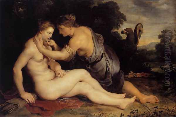 Jupiter and Callisto 1613 Oil Painting by Peter Paul Rubens