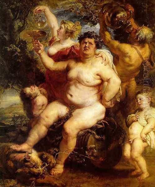 Bacchus 1638-40 Oil Painting by Peter Paul Rubens