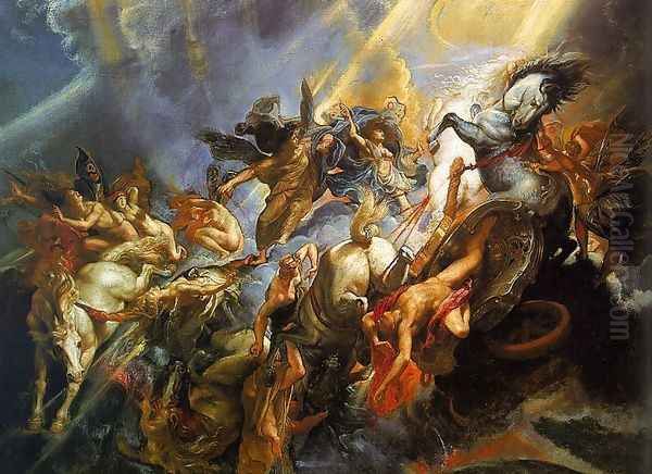 The Fall of Phaeton 1605 Oil Painting by Peter Paul Rubens