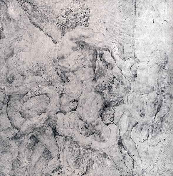 Laocoon And His Sons Oil Painting by Peter Paul Rubens