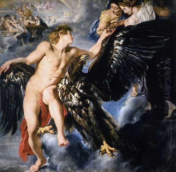 The Abduction of Ganymede 1611-12 Oil Painting by Peter Paul Rubens