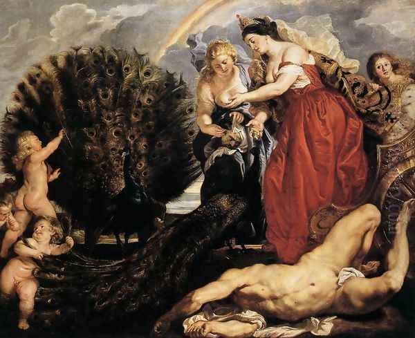 Juno and Argus c. 1611 Oil Painting by Peter Paul Rubens