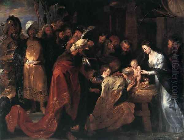 Adoration of the Magi 1618-19 Oil Painting by Peter Paul Rubens