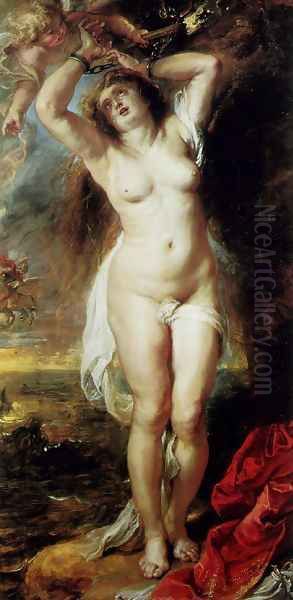 Andromeda Oil Painting by Peter Paul Rubens