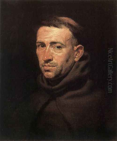 Head of a Franciscan Friar Oil Painting by Peter Paul Rubens