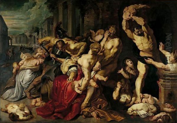 Massacre of the Innocents Oil Painting by Peter Paul Rubens