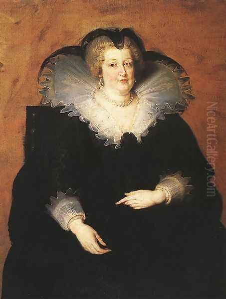 Marie de Medici, Queen of France c. 1622 Oil Painting by Peter Paul Rubens