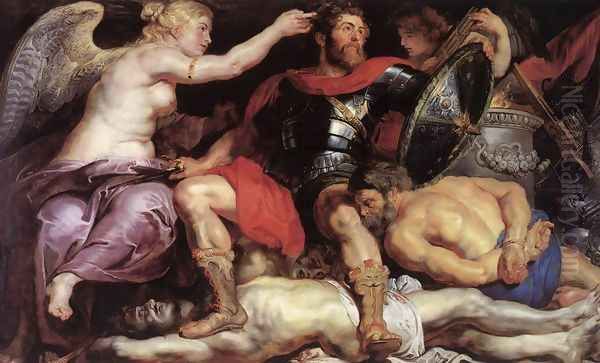 The Triumph of Victory c. 1614 Oil Painting by Peter Paul Rubens