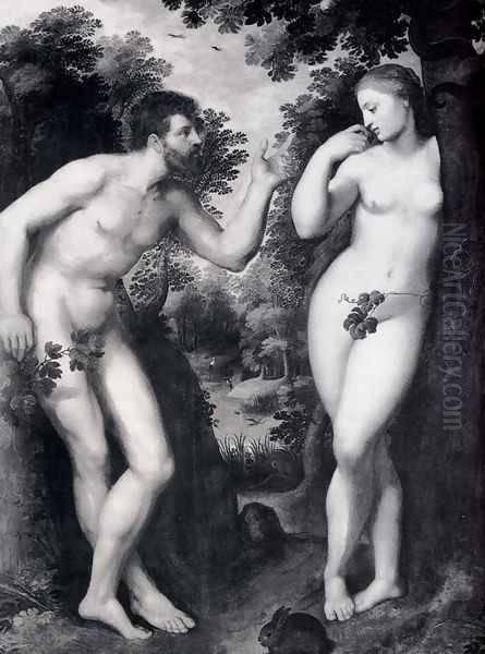 The Fall Of Man Oil Painting by Peter Paul Rubens