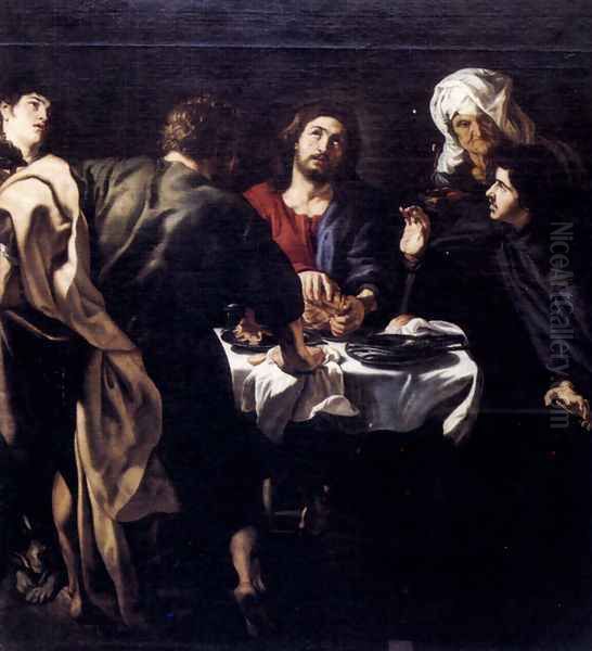 The Supper At Emmaus Oil Painting by Peter Paul Rubens