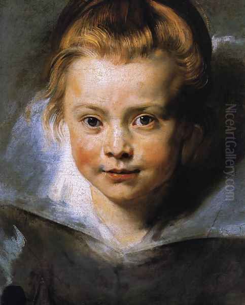 Portrait of a Young Girl 1615-16 Oil Painting by Peter Paul Rubens