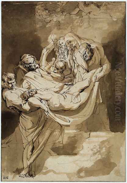 Entombment Oil Painting by Peter Paul Rubens