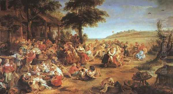 The Village Fete Oil Painting by Peter Paul Rubens