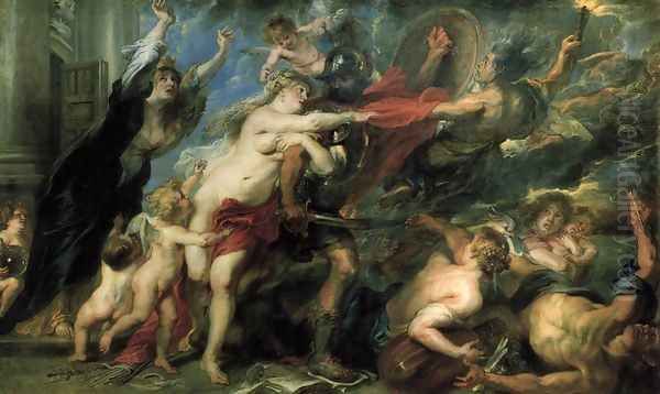 The Consequences of War 1637-38 Oil Painting by Peter Paul Rubens