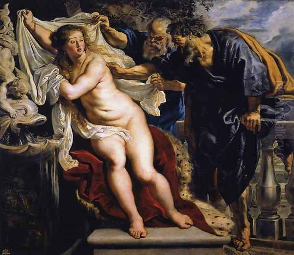 Susanna and the Elders 1609-10 Oil Painting by Peter Paul Rubens