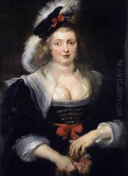 Helena Fourment 1630-32 Oil Painting by Peter Paul Rubens