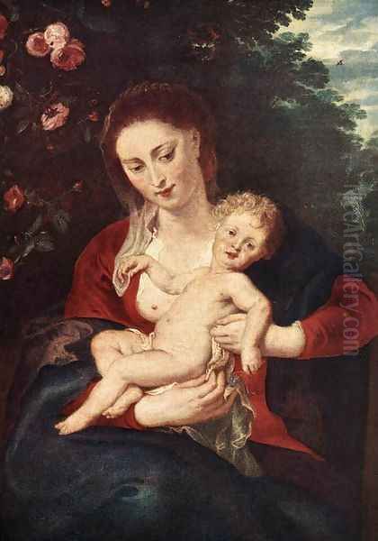 Virgin and Child 1620-24 Oil Painting by Peter Paul Rubens