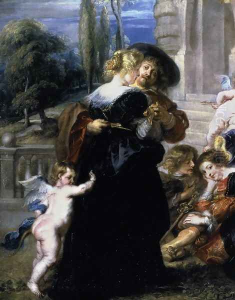 Garden of Love (detail) c. 1633 Oil Painting by Peter Paul Rubens