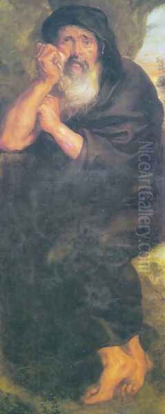 Heraclito, the crying philosopher Oil Painting by Peter Paul Rubens