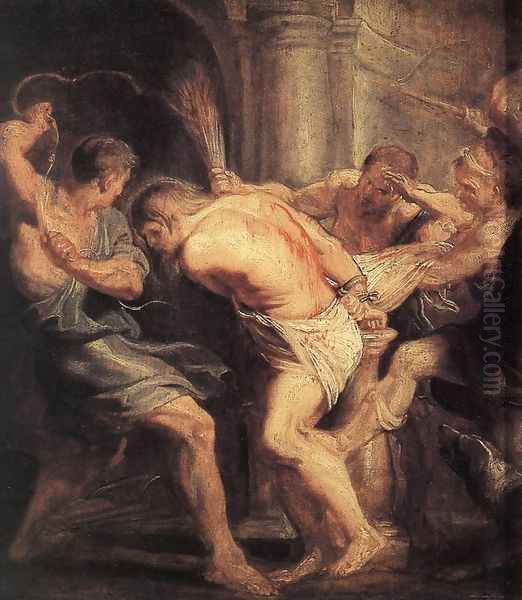 The Flagellation Of Christ Oil Painting by Peter Paul Rubens