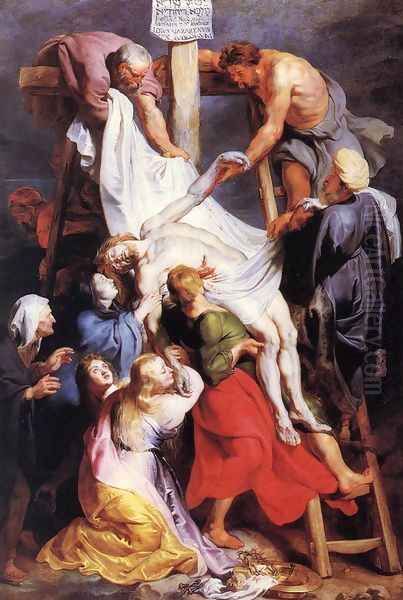 Descent from the Cross 1616-17 Oil Painting by Peter Paul Rubens