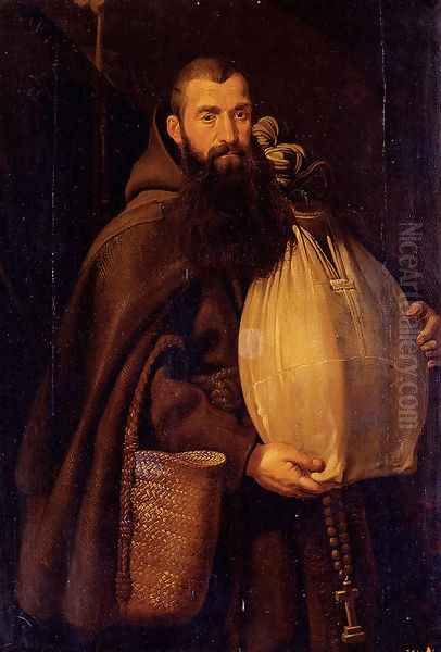 Saint Felix Of Cantalice Oil Painting by Peter Paul Rubens